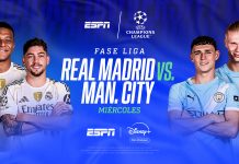 ESPN trae la fecha #6 de la UEFA Champions League, con los partidazos Inter-Liverpool y Real Madrid-Manchester City ESPN