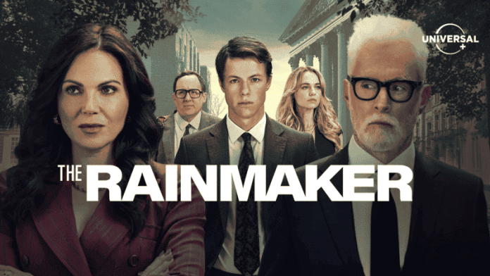 La primera temporada del thriller legal The Rainmaker, sobre justicia y poder, llega a Universal+