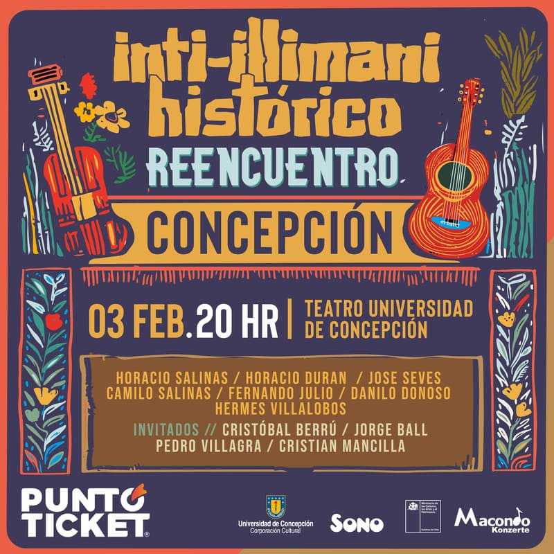 Inti-Illimani Histórico llegará a Concepción con su espectáculo “Reencuentro”