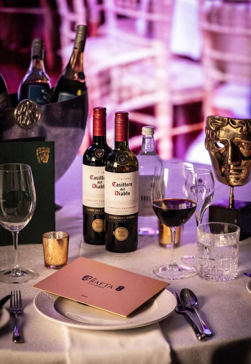 Casillero del Diablo brinda por el cine y por segundo año consecutivo es el Vino Oficial de los EE BAFTA Film Awards