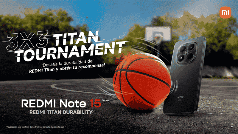 Xiaomi pone a prueba la resistencia de la Serie Redmi Note 15 en el Titan Tournament de Basketball 3x3