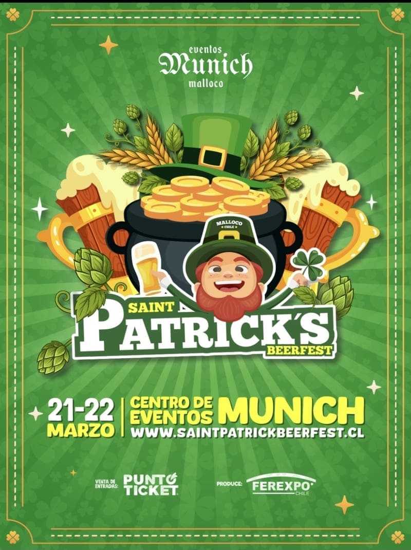 Saint Patrick’s Beerfest 2026: la fiesta irlandesa del año aterriza en Malloco con más fuerza que nunca
