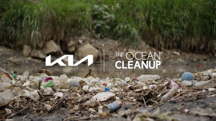 Kia y The Ocean Cleanup