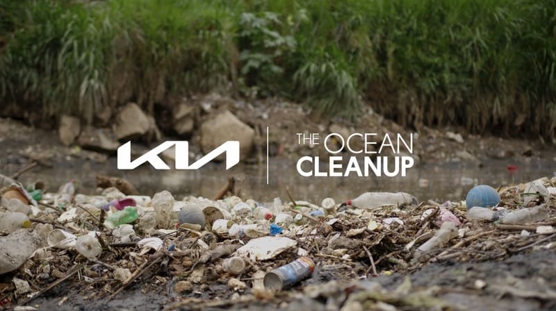Kia y The Ocean Cleanup