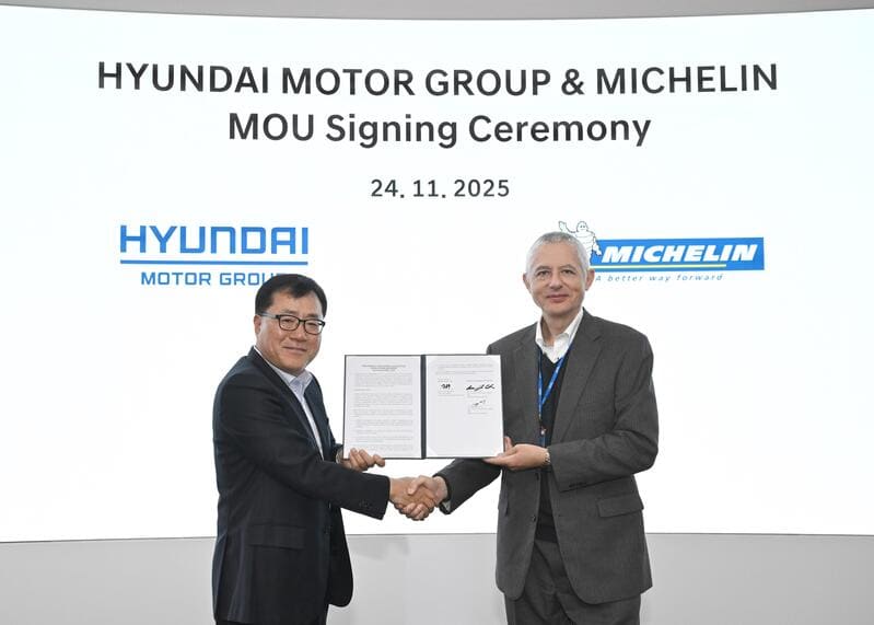 Michelin y Hyundai Motor Group se asocian para acelerar las tecnologías de neumáticos de próxima generación para la movilidad del futuro