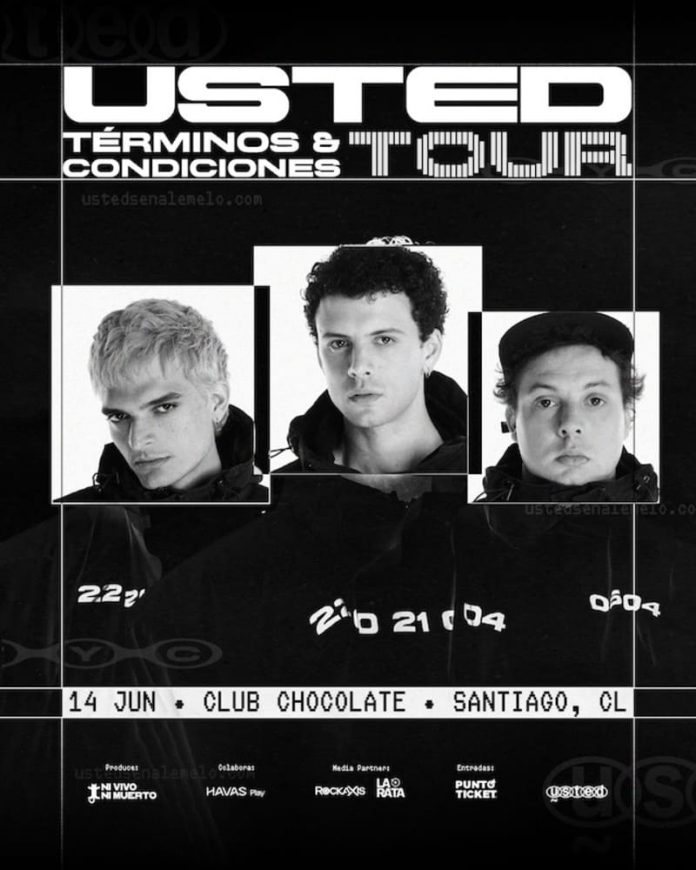 Banda argentina Usted Señalemelo vuelve a Chile con show el 14 de junio en Club Chocolate