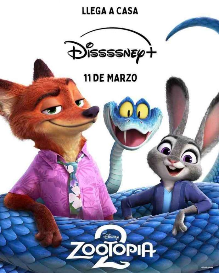 Zootopia 2, el fenómeno que batió récords y ganó un premio BAFTA a mejor película de animación, estrenará el 11 de marzo exclusivamente en Disney+