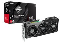 ASRock presentó su placa de video AMD Radeon™ RX 9070 GRE Steel Legend Dark 12GB OC ASRock