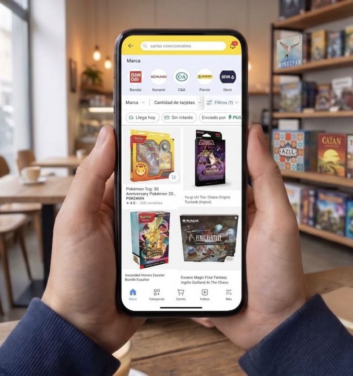 Cartas coleccionables, Mercado Libre