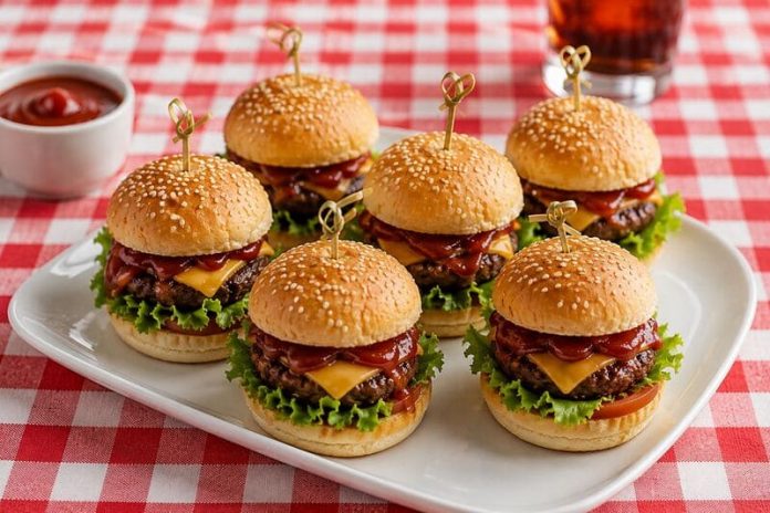 Mini hamburguesas Día del Niño