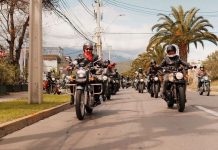 Una nueva edición motociclística del One Ride celebró Royal Enfield en Chile One Ride