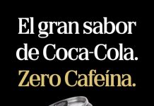 Ya llegó a Chile la nueva Coca-Cola Zero Cafeína, Zero Azúcar Coca Cola